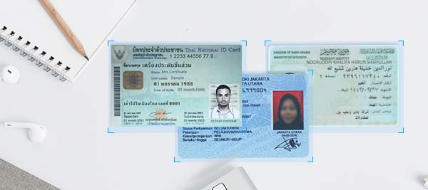 Peut identifier et extraire des informations clés telles que le numéro d'identification, le nom, l'adresse, ainsi que la photo d'identité.