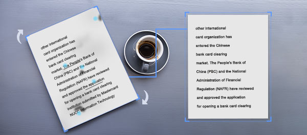 TH-OCR minority document recognition can realize automatic tilt correction, automatic rotation, automatic underline removal, automatic decontamination, automatic cropping and other functions